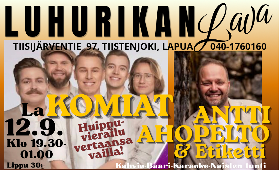 LUHURIKAN Lava - 3 La 0605 Yölintu, Jarkko Yli-Sikkilä & Soiva orkesteri